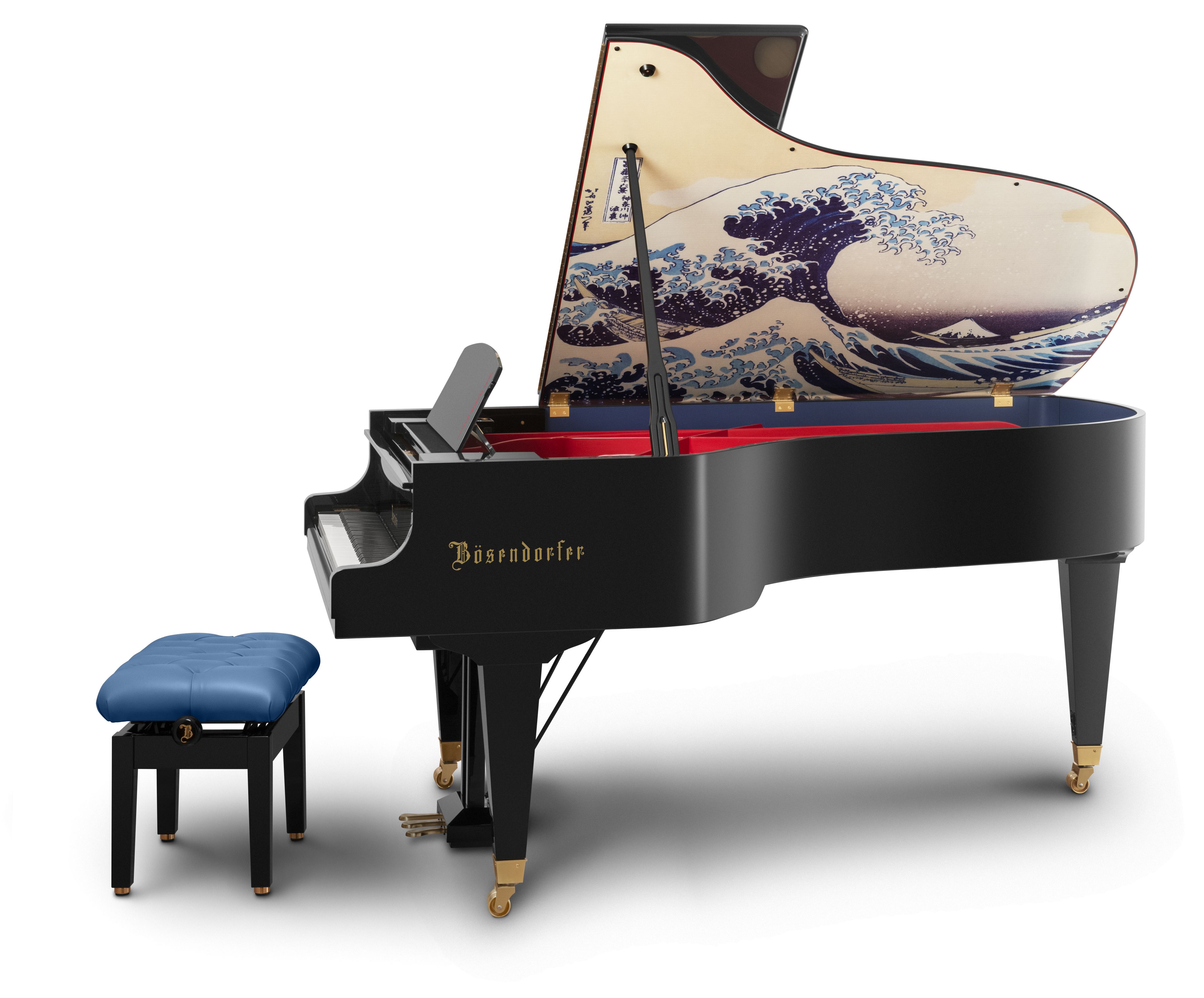 The Bösendorfer Collector's Item Grand Piano<br>The Great Wave off Kanagawa